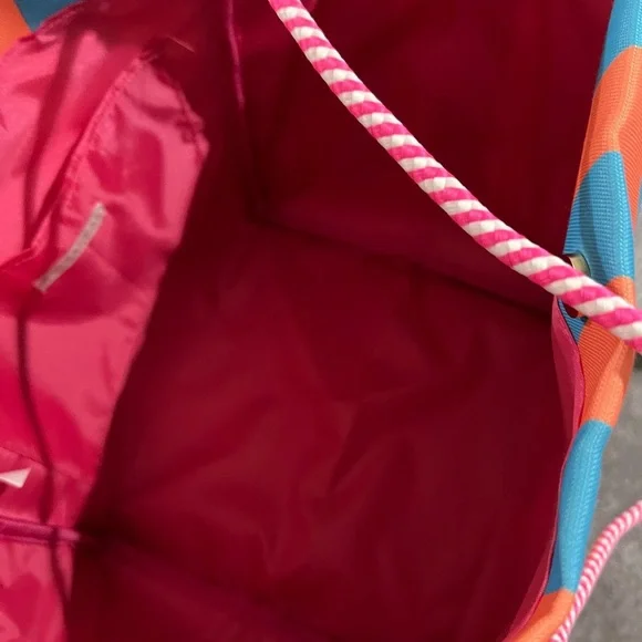 (NWT) Vibrant Striped Tote Bag - Picture 3 of 6